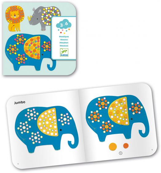 Детска мозайка Djeco: Soft Jungle