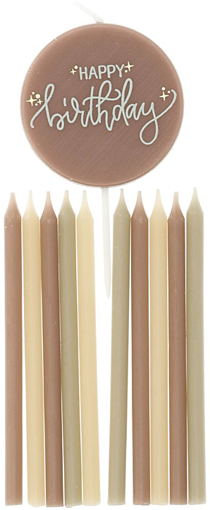 Свещички Folat - Creme Rose, 11 бр.