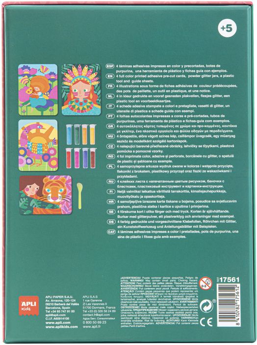 Творчески комплект с брокат Apli Kids