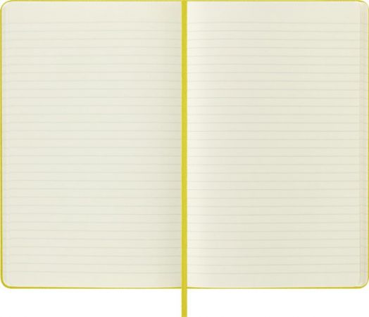 Класически жълт тефтер Moleskine Classic Hay Yellow с твърди корици и линирани страници