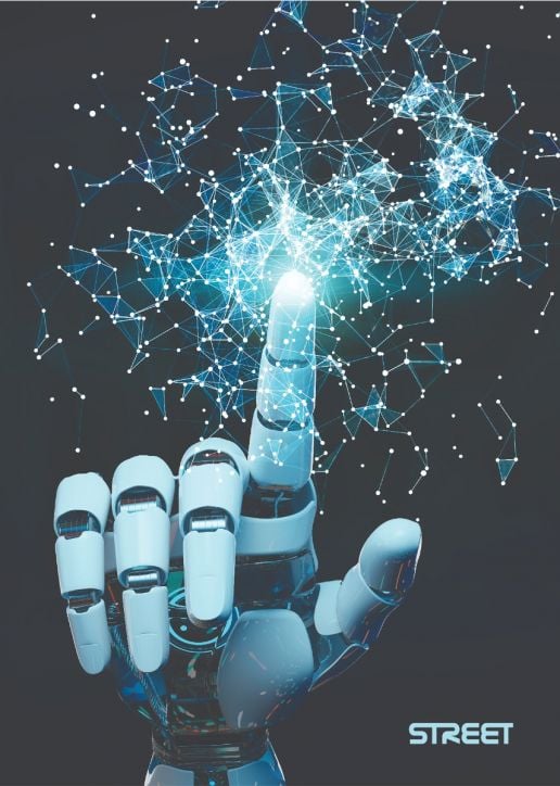 Тетрадка Street AI А4, 60 листа с широки редове