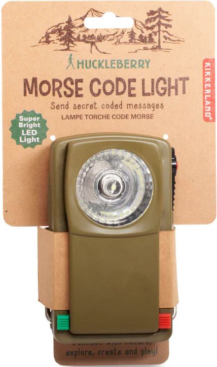Детско фенерче Kikkerland Huckleberry - Морзова азбука