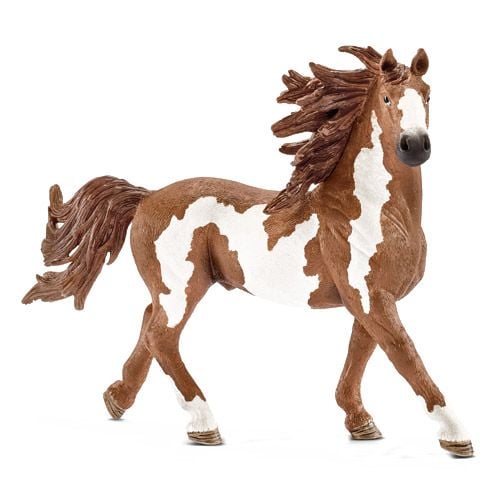 Фигурка Schleich: Ходещ пинто жребец