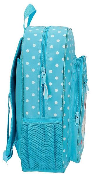 Раница Pepe Jeans Minnie Rainbow Sky Blue с едно отделение, синя