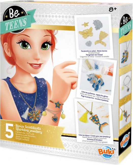 Творчески комплект Buki Teens - Направи сам блестящи бижута