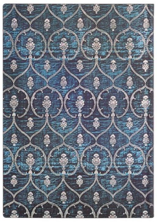 Тефтер Paperblanks - Blue Velvet Midi, 13 х 18 см.