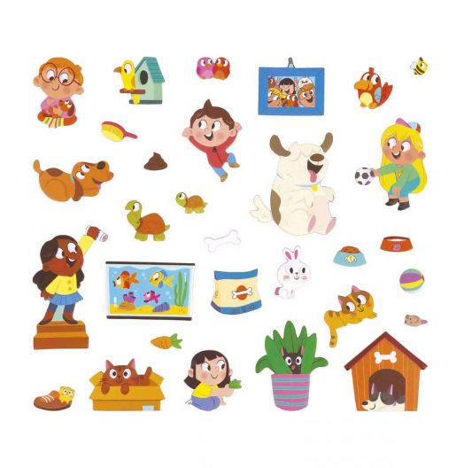 Магнитни истории Janod - Домашни любимци