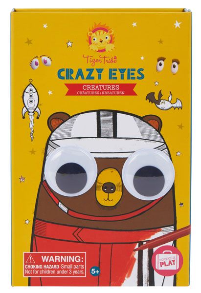 Творчески комплект Tiger Tribe Crazy Eyes за оцветяване