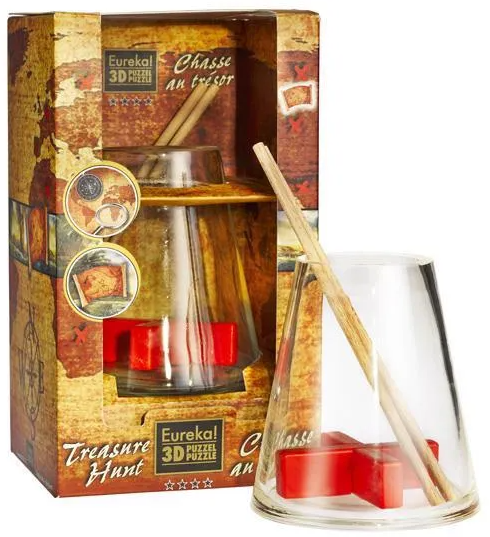 3D пъзел Eureka - Bottle With Treasure Hunt