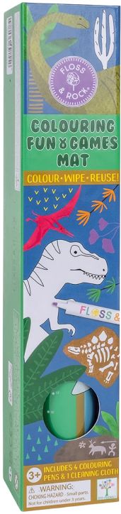 Подложка с активности Floss & Rock - Динозаври