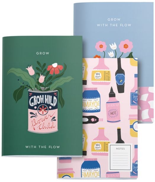 Комплект от 3 тетрадки Miquelrius Foodie Lovers