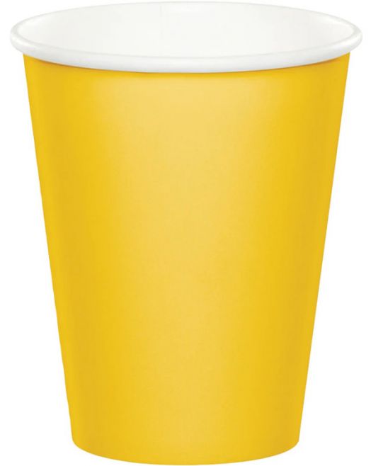 Чашки Creative Party - Жълти, 24 бр.