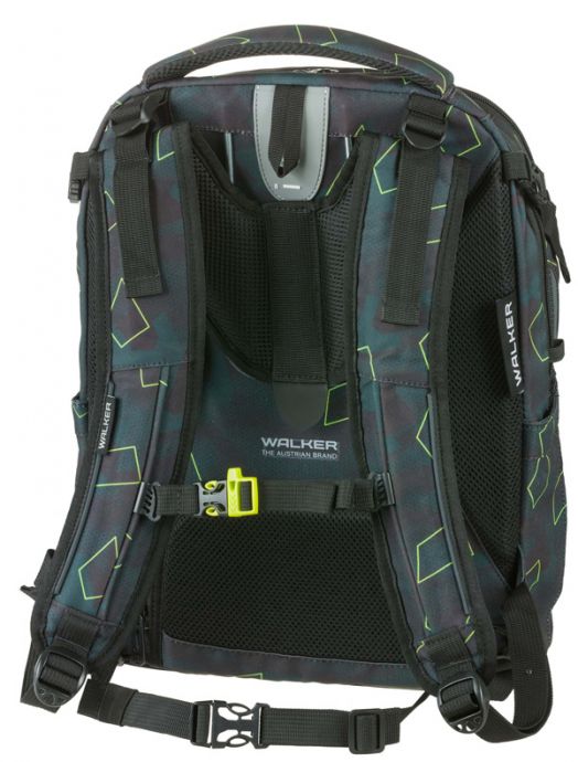 Ученическа раница Schneiders Walker Elite 2.0 - Green Polygon