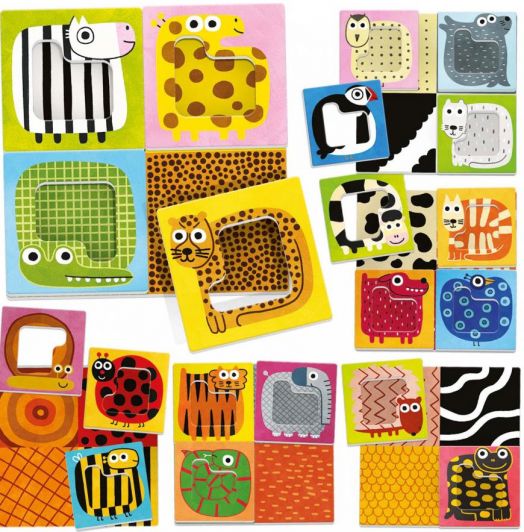 Образователна игра Headu Ecoplay - Цветовете на животните