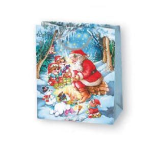 Коледна торбичка „Дядо Коледа е тук!“