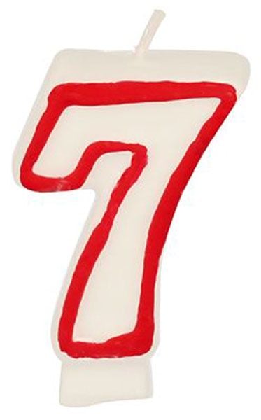 Голяма свещичка, цифра 7