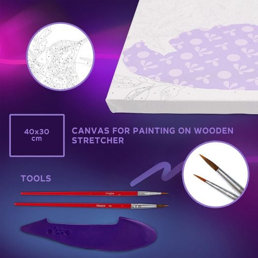 Творчески комплект Okto - Направи 3D картина с лек моделин 