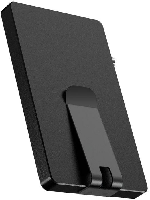 Алуминиев картодържател Valenta MagSafe Money Clip, черен