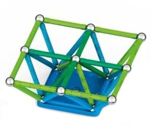 Магнитен конструктор Geomag - Classic Recycled, 60 части