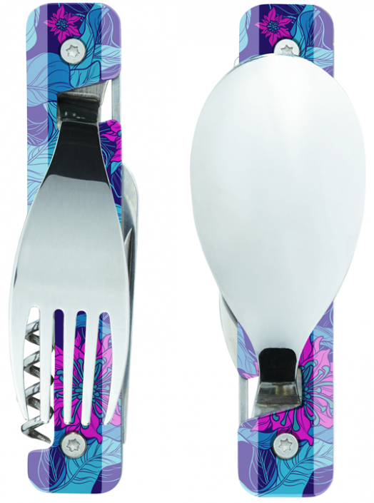 Мултифункционални прибори за хранене Akinod – Hibiscus