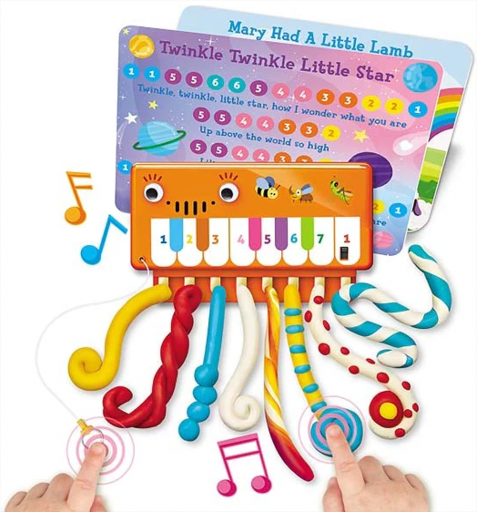 Творчески комплект 4M - Електрическо пиано от пастелин