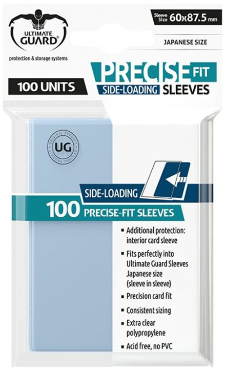 Протектори за карти Ultimate Guard: Precise-Fit Side Loading Sleeves, 100 бр.