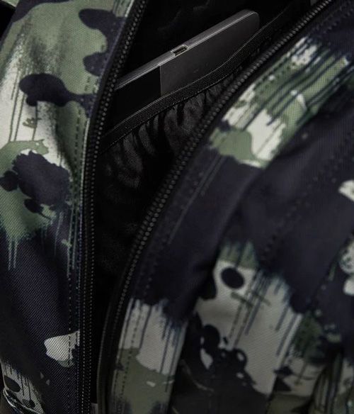 Ученическа раница Seven Freethink Camo Green с две отделения и USB порт