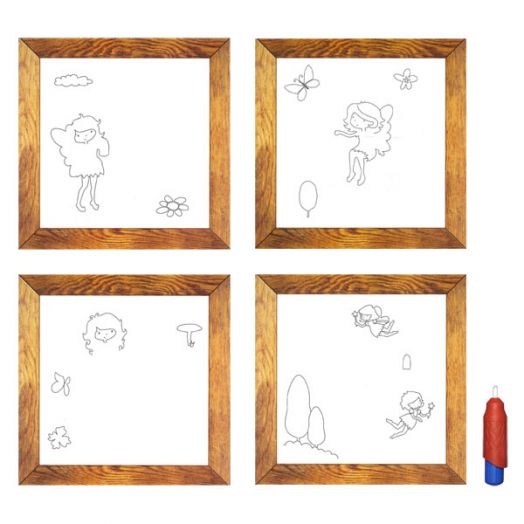 Комплект за рисуване с вода Tiger Tribe - Градината на феите