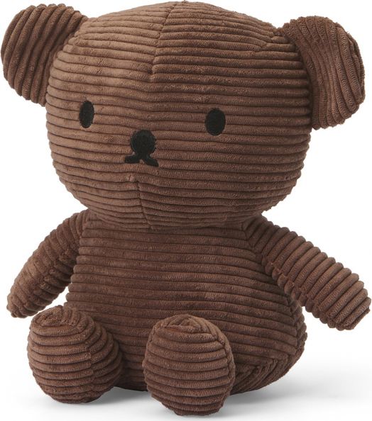 Плюшена играчка Miffy Sitting Corduroy - кафяво мече, 24 см.