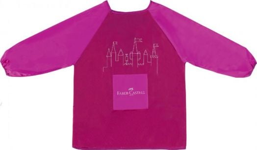 Детска престилка Faber-Castell, розова