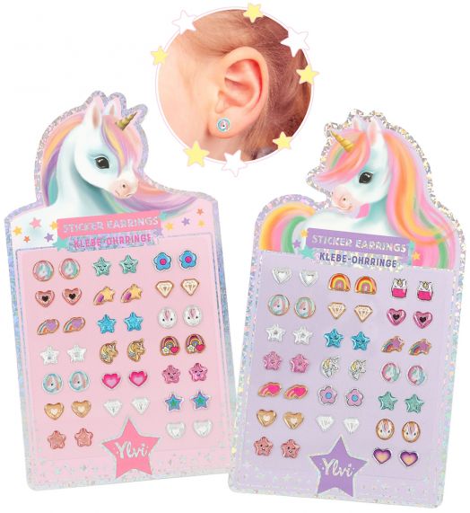 Лепящи обеци Top Model Ylvi за многократна употреба