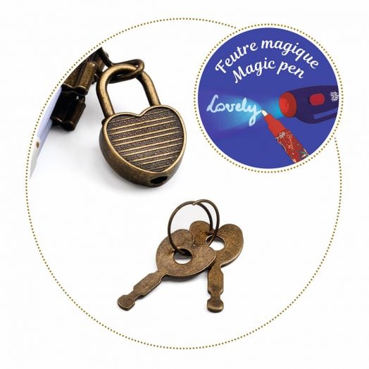 Таен дневник с магическа химикалка Djeco - Steve