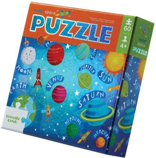 Холограмен пъзел Crocodile Creek: Космическо пространство, 60 части
