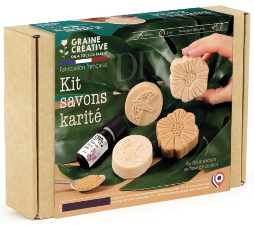 Комплект за правене на сапуни Graine Creative с шеа