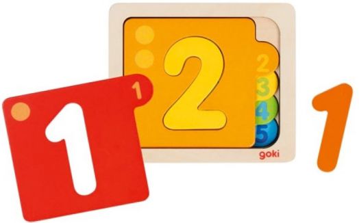 Пъзел Goki, числа