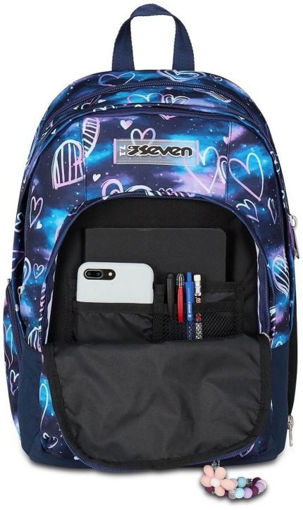 Ученическа раница Seven Dual Detach Gloomy Heart с две отделения