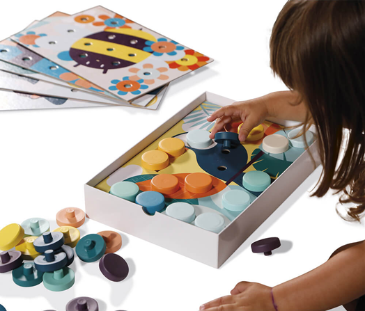 Дървена играчка Janod - Моята първа мозайка