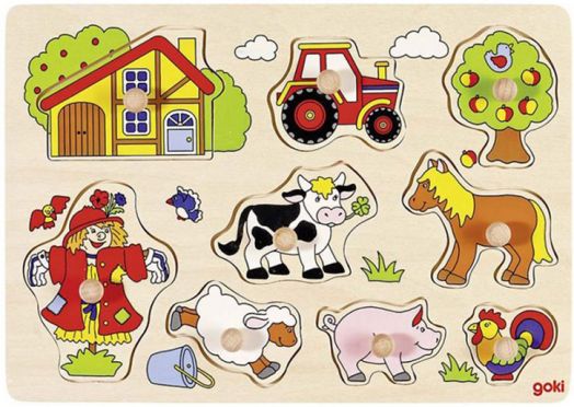 Пъзели с дръжки Goki