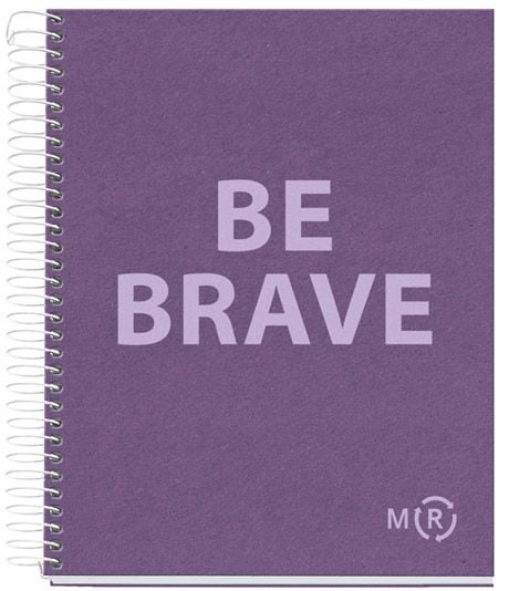 Тетрадка Miquelrius Be Eco A5 със спирала, 80 листа на точки, аметист