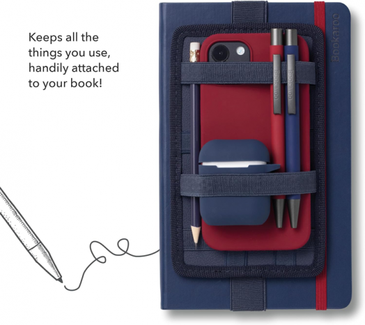 Калъфче за тефтер Bookaroo, морско синьо