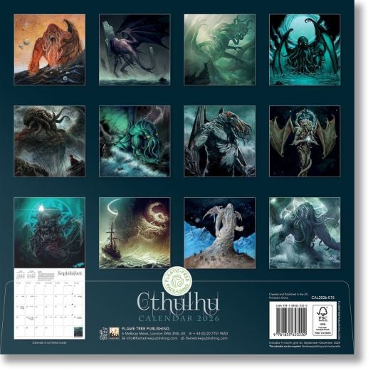 Стенен календар Cthulhu, 2026 година