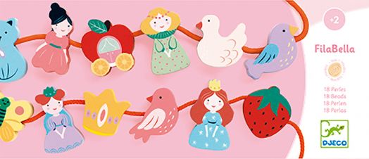 Дървена низанка Djeco - Филабела