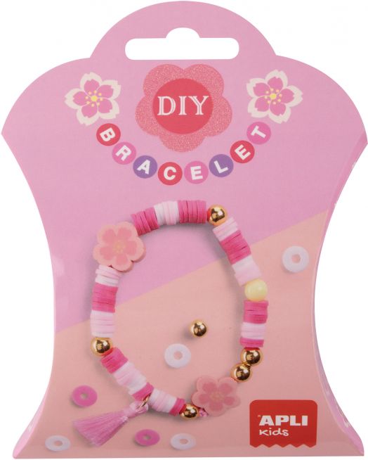 Креативен комплект Apli Kids - Направи си сам гривна, цветя