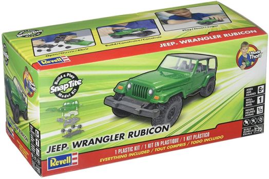 Сглобяем модел Revell - Джип Wrangler Rubicon