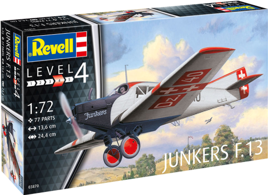 Сглобяем модел Revell - Самолет Junkers F.13