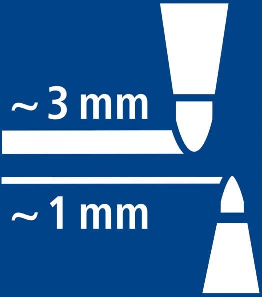 Двувърхи флумастри Staedtler Noris 320, 12 цвята