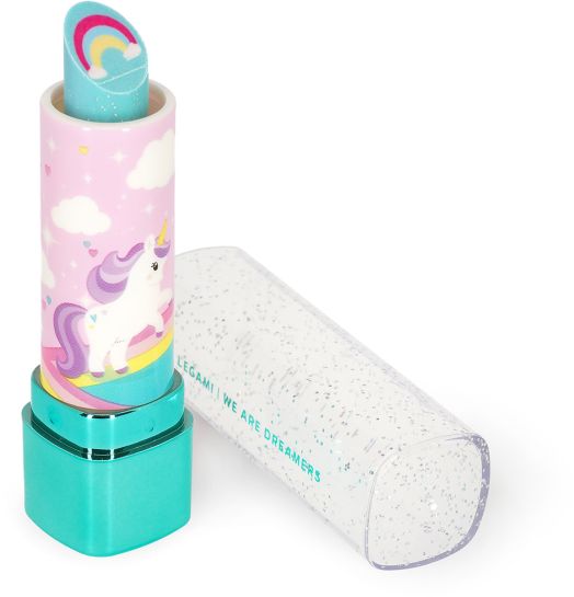 Гумичка за триене във формата на червило Legami - Xoxo Unicorn
