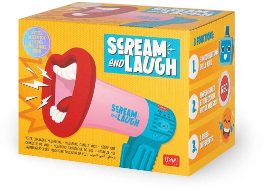 Мегафон Legami - Voice-Changing - Scream and Laugh