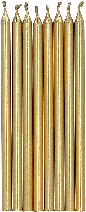 Свещички Folat - Gold, 24 бр.