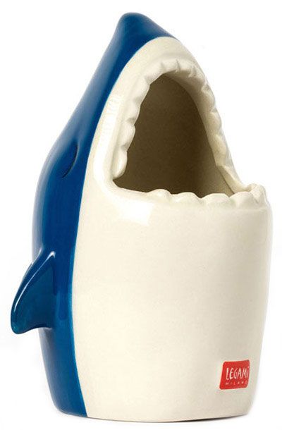 Керамичен моливник Legami - Shark